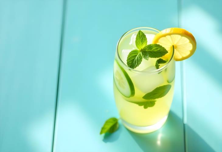 Cool and Crisp Summer Detox Drink with Mint and Cucumber