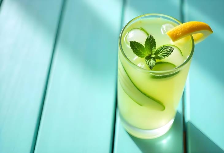 Crisp Mint Cucumber Detox A Refreshing Summer Beverage