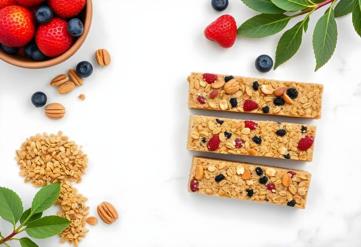 Granola Goodness Cereal Bars with Nuts and Berries