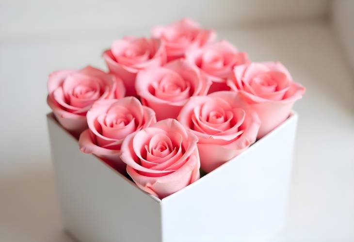 Pink Roses in a White Box The Essence of Minimalist Fashion