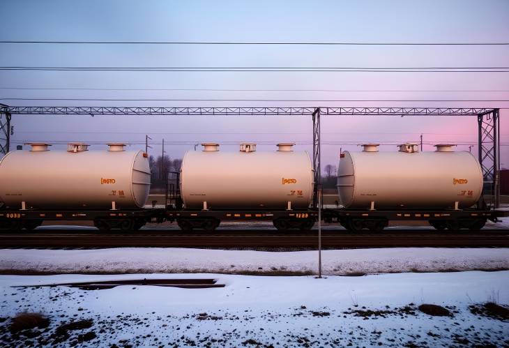 Backlit Beauty Fuel Tanks on the Railways