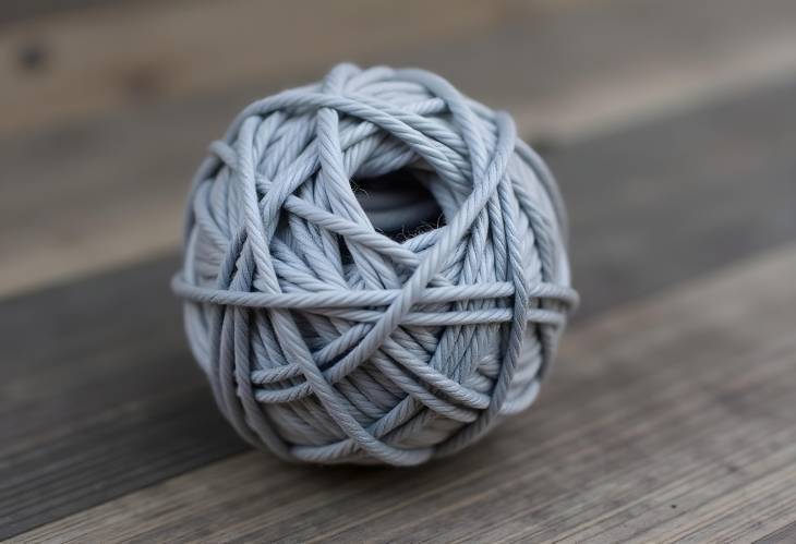 Gray Yarn Delight Perfect for Your Next Knitting Project