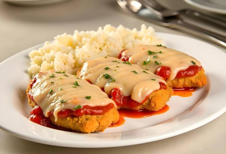 Chicken Parmesan Crispy Chicken Cutlets with Marinara