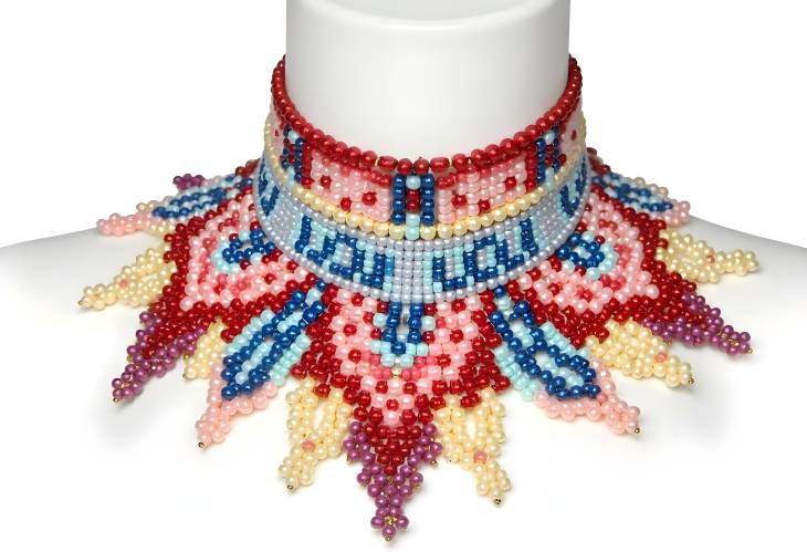 Trendy Beaded Choker Handmade Jewelry Delight