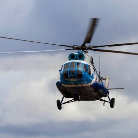 Above the Clouds Helicopter in Action