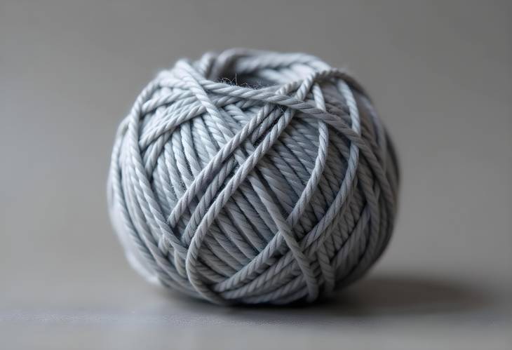 Gray Yarn Ball The Perfect Start to Your Knitting Journey