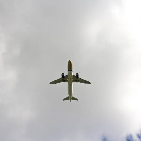 Cloudscape Soaring Helicopter in the Sky