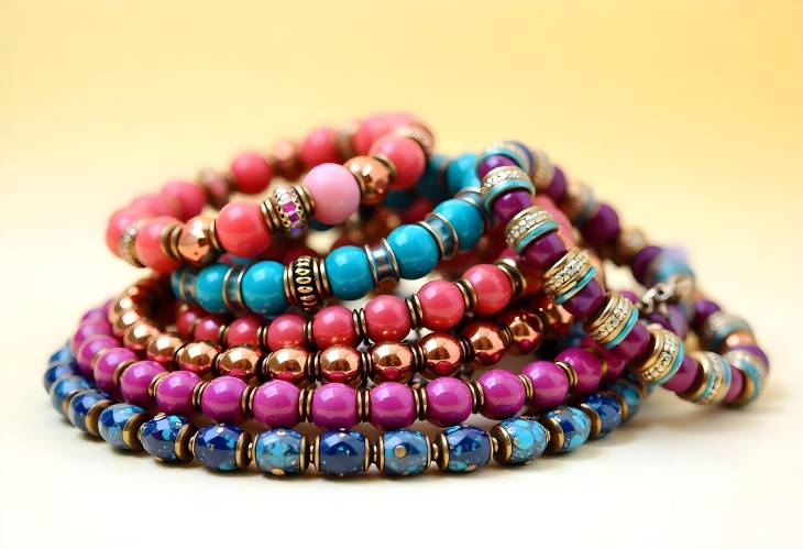 Funky and Colorful Bracelets A Vibrant Jewelry Collection